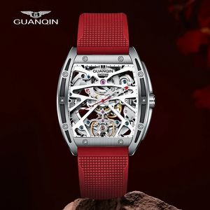 Montres-bracelets GUANQIN montres pour hommes Top marque de luxe hommes montres mécaniques Montre automatique pour hommes étanche horloge Montre Homme 230829