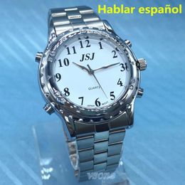 Horloges Hablar Espanol Horloge voor blinden, slechtzienden en ouderen Spaanssprekend 231213