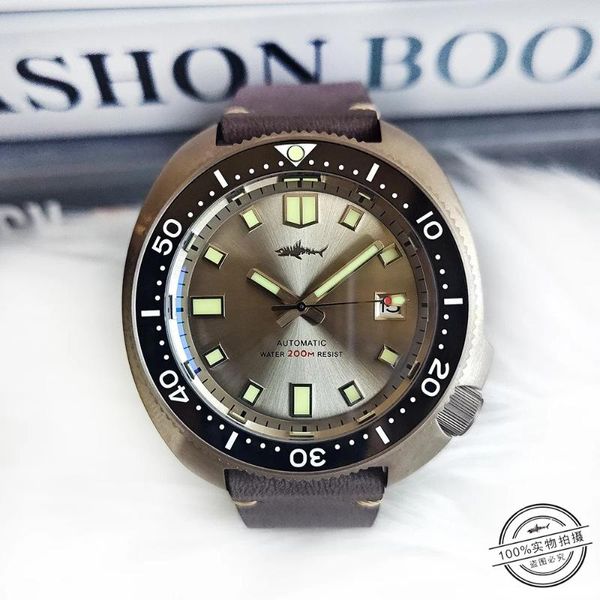 Montre-bracelets Heimdallr Store officiel Titanium Material Tuna Businet Automatic Mechanical Imperproproof Watch Super Bright C3 Glow