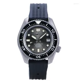 Montres-bracelets Heimdallr Titanium Watch SBDX MM300 NH35 Mouvement 42mm Cadran gris Date Saphir Cristal Lumineux Mécanique automatique pour hommes