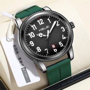 Mujeres de pulsera Helei Men mira Top Military Ejército impermeable Sport Reloj Male Date Auto Date Business Originales Wutwatch 9006B