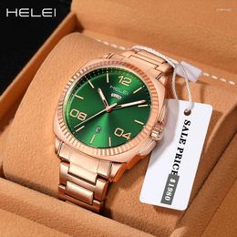 Wallwatches Helei Modelo promocional Sport Tendent Serie Helmsman MOVIMIENTO MULTIFUNCIÓN MOVIMIENTO 2024 Reloj Men's Watch