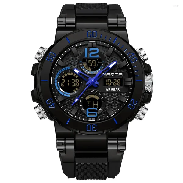 Relojes de pulsera Reloj electrónico para hombres de marca de gama alta Calendario minimalista Moda de nicho impermeable