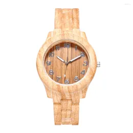 Polshorloges high-end mode houten horloge mannen bamboe houten horloges relogio masculino Japan bewegingsklok uurwerk gepersonaliseerd cadeau