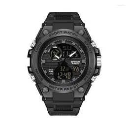 Horloges Hoge kwaliteit Causaal Heren Multifunctioneel Sport Volwassen Outdoor Trend Intelligent Waterdicht elektronisch horloge voor heren