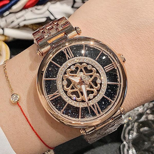 Relojes de pulsera de marca de diseñador de alta calidad, relojes de cuarzo de lujo para mujer, reloj de pulsera giratorio resistente al agua para mujer, reloj de pulsera de regalo para