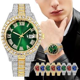 Montres-bracelets Haute qualité Mode de luxe haut de gamme Mantianxing diamant ceinture en acier montre à quartz pour hommes garçon affaires sport horloge rétro 230828
