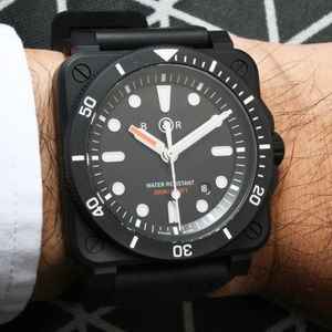 Horloges Hoge kwaliteit Montre Luxe Originele Bell Ross Heren Duikhorloge Chronograaf Horloges Designer Heren Luxe Horloge Dhgate Nieuw