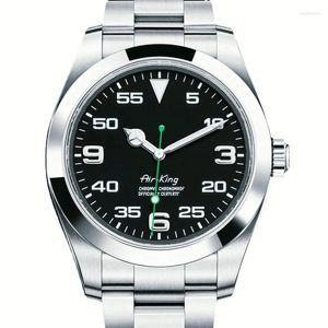 Montres-bracelets de haute qualité marque originale montres hommes de luxe date automatique 8215 mouvement mécanique bracelet en acier étanche mode