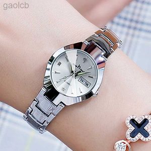 Horloges Hoge kwaliteit horloges Damesmode horloge 2024 Luxe merk Quartz Dameshorloge Kleine wijzerplaat Kalender Armbandhorloge Montre Femme 24319