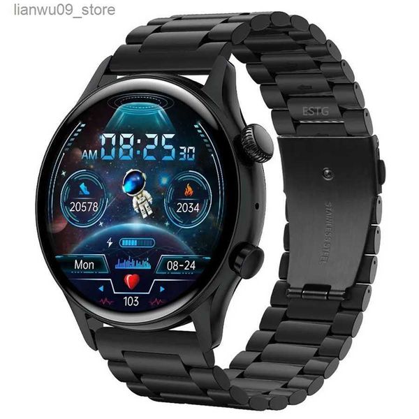 Montres-bracelets HK8 Pro Appel Bluetooth I30 Smartwatch Hommes 1,36 pouces AMOLED 390 * 390 Écran Smart Watch IP68 EtancheQ231123