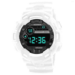 Montres-bracelets Honhx Led hommes montre numérique femmes Date Sport extérieur électronique cadeau horloge dames Relogio Masculino #15