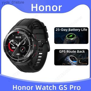 Horloges HONOR GS Pro Smart 1.39 5ATM GPS Bluetooth Oproep Smart SpO2 Hartslagmeter Fitness Sport Voor Mannen L240402