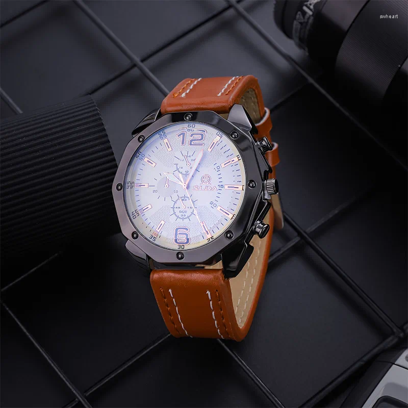 Wristwatches Intage Men's Watches Classic Simple Business Quartz Watch For Men Reloj Hombre Male Wristwatch Clock Relogio Masculino