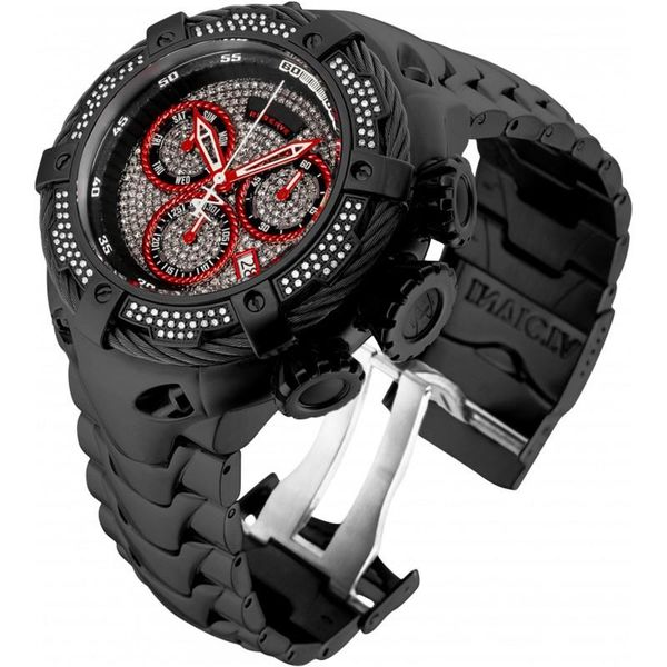 Relojes de pulsera INVICTO Reserve Bolt Zeus Reloj de cuarzo para Hombre 54mm cronógrafo resistente al agua Reloj de pulsera invicto Reloj De Hombre para gota