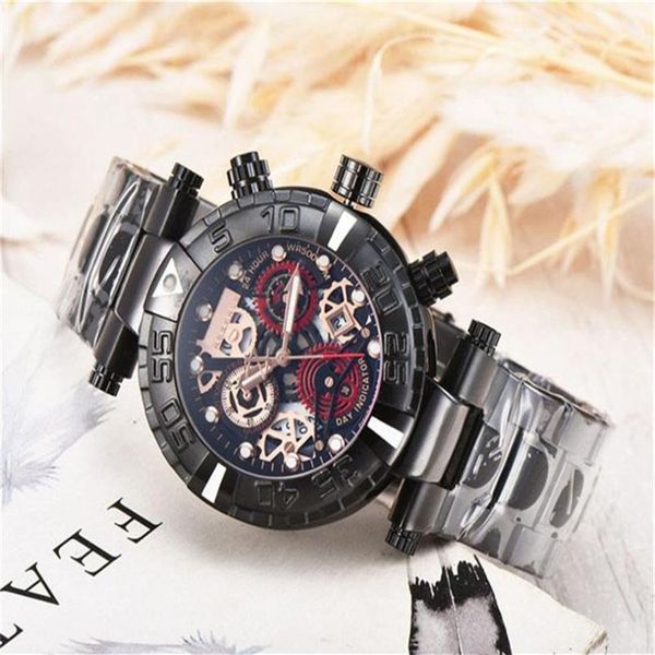 Relojes de pulsera Invencible Casual Moda Reloj de cuarzo para hombres Relojes de lujo invictos Invicto Reloj de Hombre para Drop239S