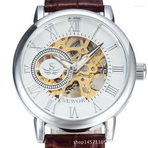 Relojes de pulsera JOJOZSEWOR Hollow Manual Fashion Men's Mechanical Watch Gift International
