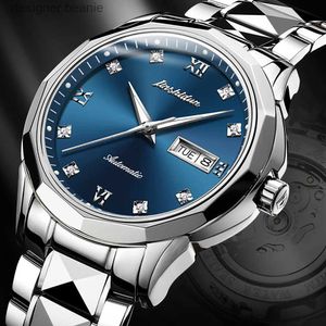 Horloges JSDUN originele automatische heren luxe mechanische zelfopwindende diamant synthetische bolvormige waterdichte polsbandC24325