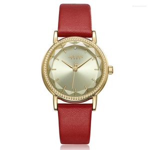 Montres-bracelets Julius Montre Femme Japon Quartz Dame Classique Heures Mode Horloge Robe Bracelet En Cuir Véritable Fille Anniversaire Coffret Cadeau