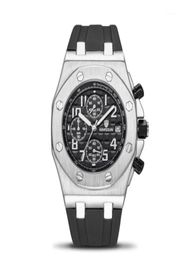 Polshorloges Kimsdun Brand Multistyle Men039S Quartz Watch Multifunction Silicone Rubber Waterds Business Business Top Luxury1863642