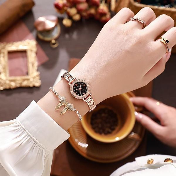 Montres-bracelets montre de mode coréenne Bracelet étudiant pour femme Quartz décontracté Relojes Para Mujer