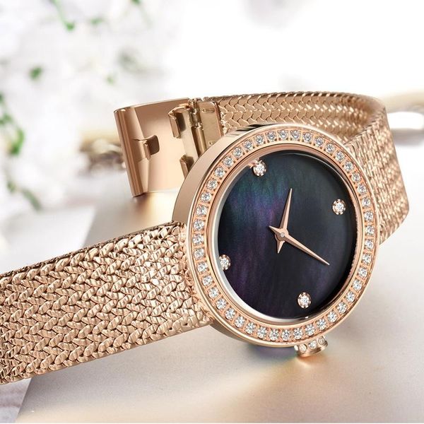 Relojes de pulsera Estilo coreano Creativo Moda impermeable Importado Reloj de cuarzo con esfera pequeña para mujer Relojes de pulsera