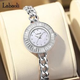 Montres-bracelets Labaoli La Bolly Exquise Small Westies Watchs Rose Gold Retro Bracelet Ladies Wristwatch La112 Regios Feminino