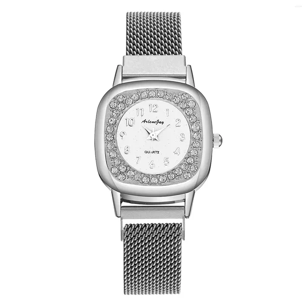 Montres-bracelets dames décontracté Quartz Bracelet en acier inoxydable montre analogique montres-bracelets accessoires pour femmes femme Bracelet Reloj