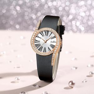 Montres-bracelets dames décontracté pointeur rond montre à quartz Rome mode poignet pour femmes filles