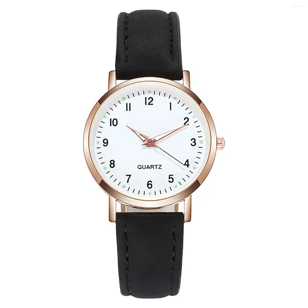 Montre-bracelets mesdames mesdames diamant lumineux rétro femelle de montre femelle quartz back light mo