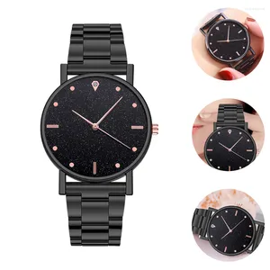 Horloges Dameshorloge Vrouwen Casual Lady Zakelijk Polshorloge Roestvrijstalen horloges Riem