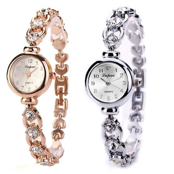 Relojes de pulsera Relojes de mujer 2023 Reloj de diseñador de diamantes de lujo para mujer Marca de muñeca D Montre Femme Luxe De Marque FilleWristwatches