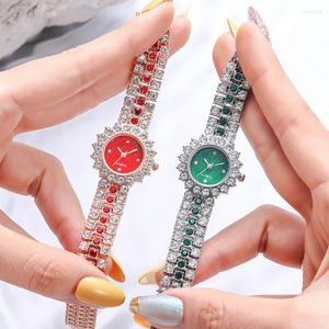 Relojes de pulsera para mujer, reloj resistente al agua con diamantes, relojes de moda, reloj de oro rosa, reloj de pulsera de cuarzo para mujer, reloj chino