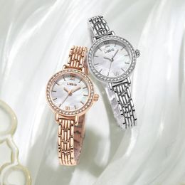 Montres-bracelets LIEBIG Style romantique montre-bracelet femmes mode japon mouvement à Quartz Bracelet en acier montres femme dames horloge Relogio