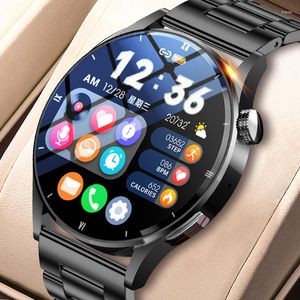 Relojes de pulsera Lige para Huawei Watch GT3 Pro AMOLED Smart Men Custom Dial Responder llamada Sport Fitness Tracker Impermeable Smartwatch