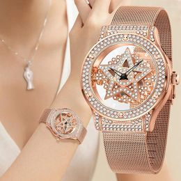 Montre-bracelets Lige Watch Watch Luxury Dames Corloge Mesh Belt Fashion Watches For Women Bracelet Araproofing Quartz Wristwatch Relogios