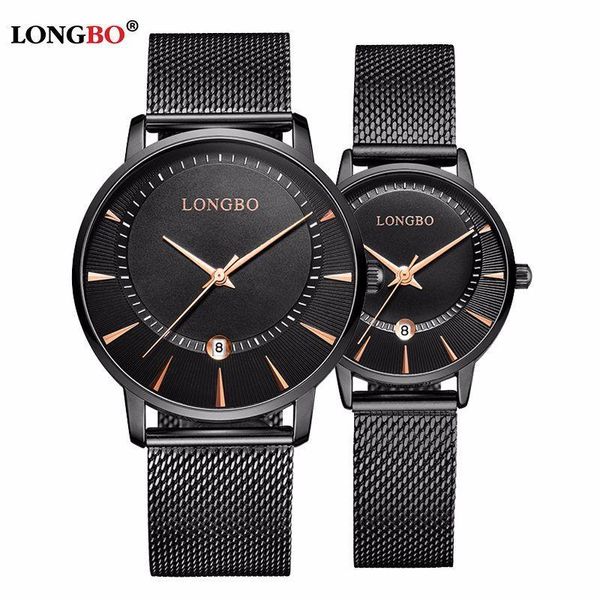 Montres-bracelets LONGBO Long Bo 80461 Calendrier Lovers To Watch Contracté Femme Loisirs Hommes 2023 Web Celebrity