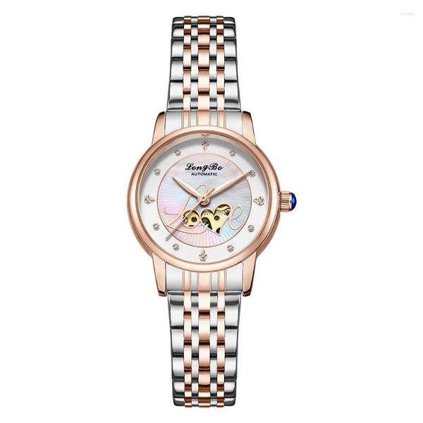 Montres-bracelets Longbo Top Marque 83252 Montre en acier inoxydable de haute qualité pour femme Luxe Mécanique Montres étanches Designer