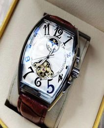 Montre-bracelets Luxury Automatic Mécanical Watch for Men Sports Watchs Tourbillon Squelette Military Male Horloge Cool Tonneau Man WRI3291672