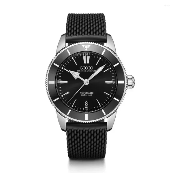 Montre-bracelets Luxury Automatic Watch For Men Watchs Mechanical Watchs Superocean Silver Silver Rose Gol Black Black Blue Rubber Sapphire