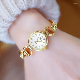 Montres-bracelets Bracelet de luxe en cristal pour femmes montres Top marque de mode dames montre à quartz en acier femme montre-bracelet Zegarek Damski Relogio