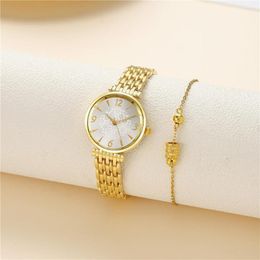 Polshorloges luxe mode compact dames pols horloge trend fine riem temperament kwarts digitale gezichtsarmband vrouw