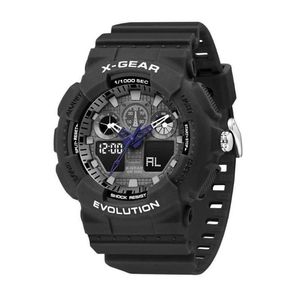 Montres-bracelets Mode de luxe Hommes Gshock Montres G Shok Sport en acier inoxydable Chronographe étanche multifonction analogique numérique W345I