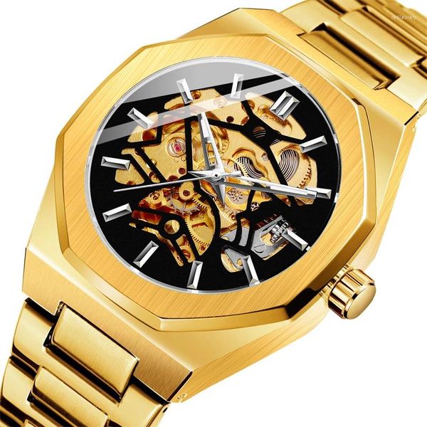 Montre-bracelets Luxury Luxury Men's Mechanical Watch Exquisite Large Cadal Sapphire Mirror Automatique Mouvement Auto