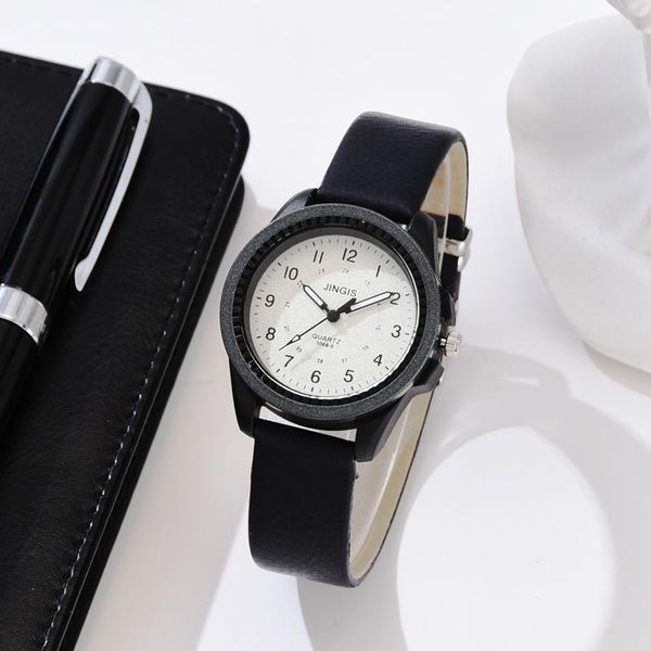 Relojes de pulsera de lujo para hombre, reloj de cuarzo, diseño de moda, Vintage, esfera pequeña, correa de cuero, relojes de pulsera analógicos para hombre, reloj Masculino