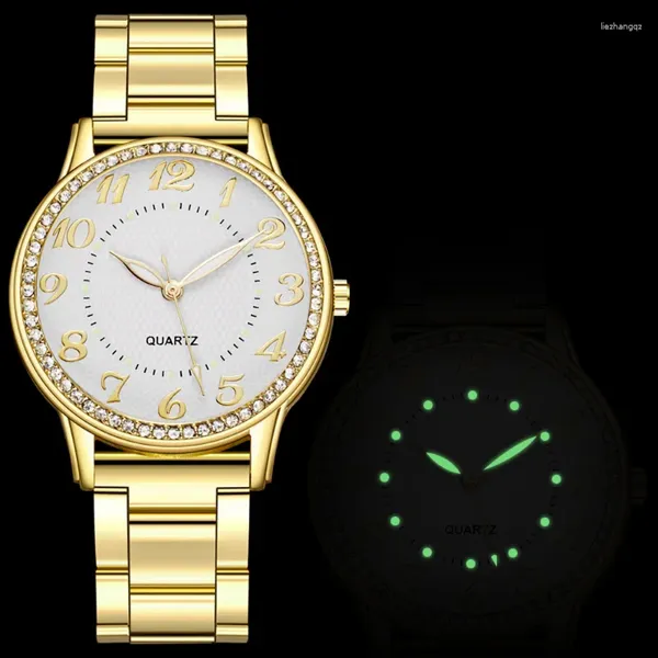 Montres-bracelets de luxe à quartz pour femmes montre magnétique dames robe de sport cadran rose horloge-bracelet