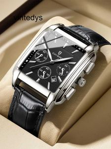 Montres-bracelets de luxe montre à quartz montre suisse montre pour hommes étanche nuit lueur top dix marques de haute qualité quartz rectangulaire