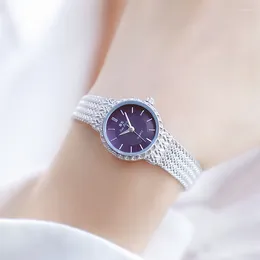 Relojes de pulsera Reloj de pulsera de cuarzo de lujo para mujer, relojes de moda para mujer, reloj pequeño y elegante para mujer, reloj automático para mujer