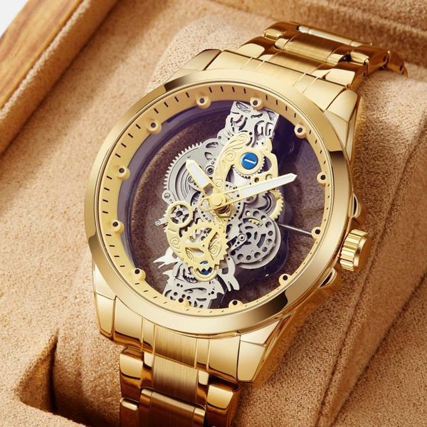 Wallwatches Watch de cuarzo de la marca de lujo para hombres Relojes impermeables de acero inoxidable WRISTWATCH CLASICA MENSES DE NEGOCIOS CASTIVOS A4281