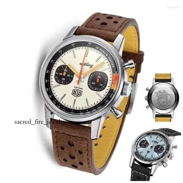 Wallwatches Luxury Top Time Watch Men's Professional Aviation Chronograph Wristwatch Panda Eye Business for Men 4861 2140 1919